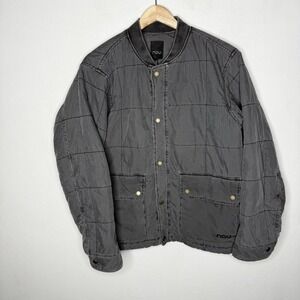 Nau Gray Dyed Square Quilted Padded Jacket Mens US Medium‎ Portland Outdoor Coat